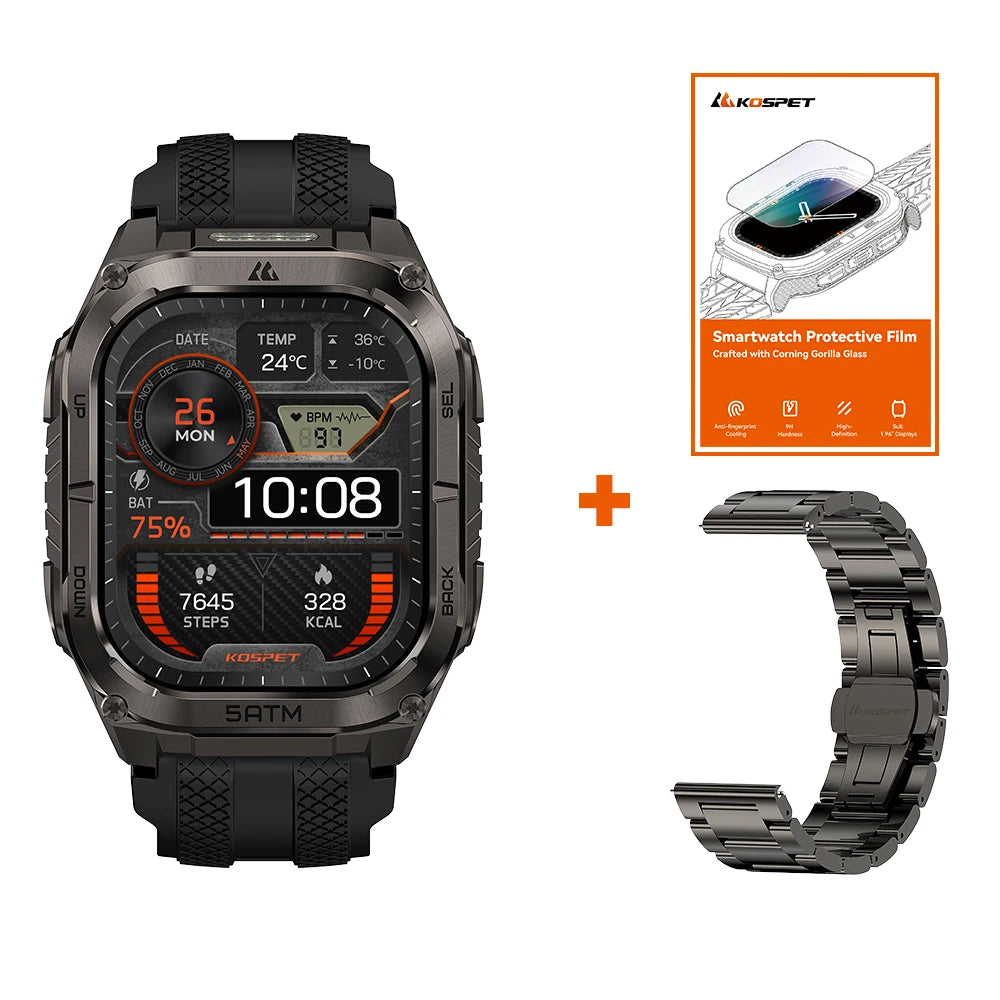 Kospet Tank M4C GPS Smartwatch With Health Tracking