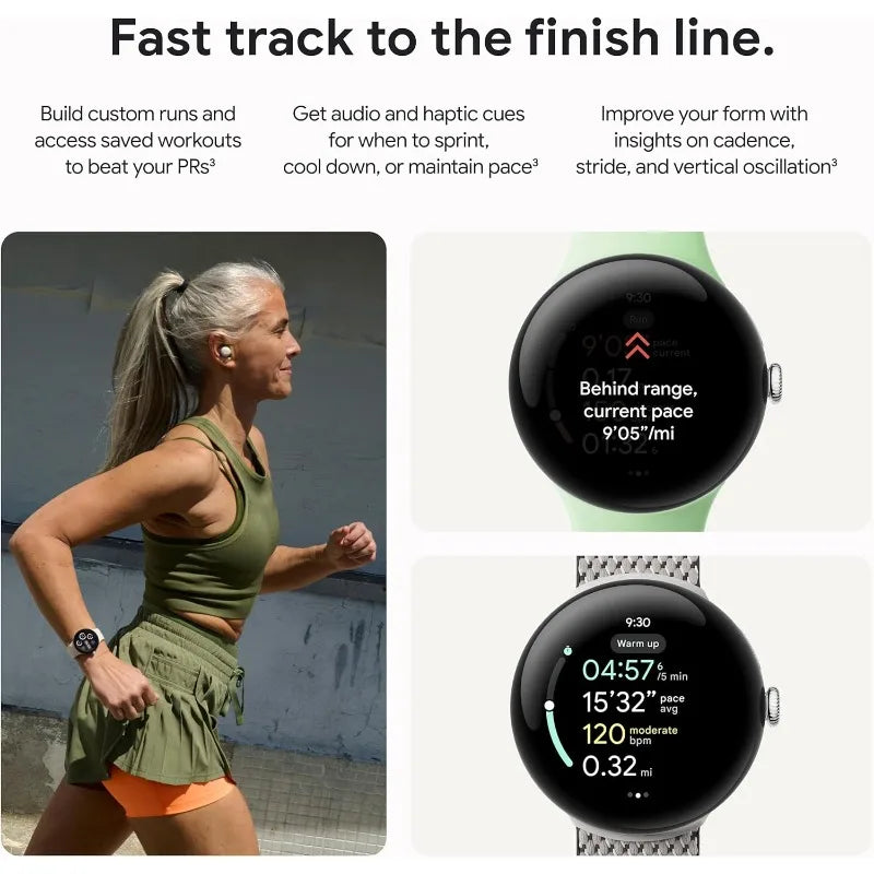 JHLU Google Pixel Watch 3 Smartwatch With Heart Rate Tracking