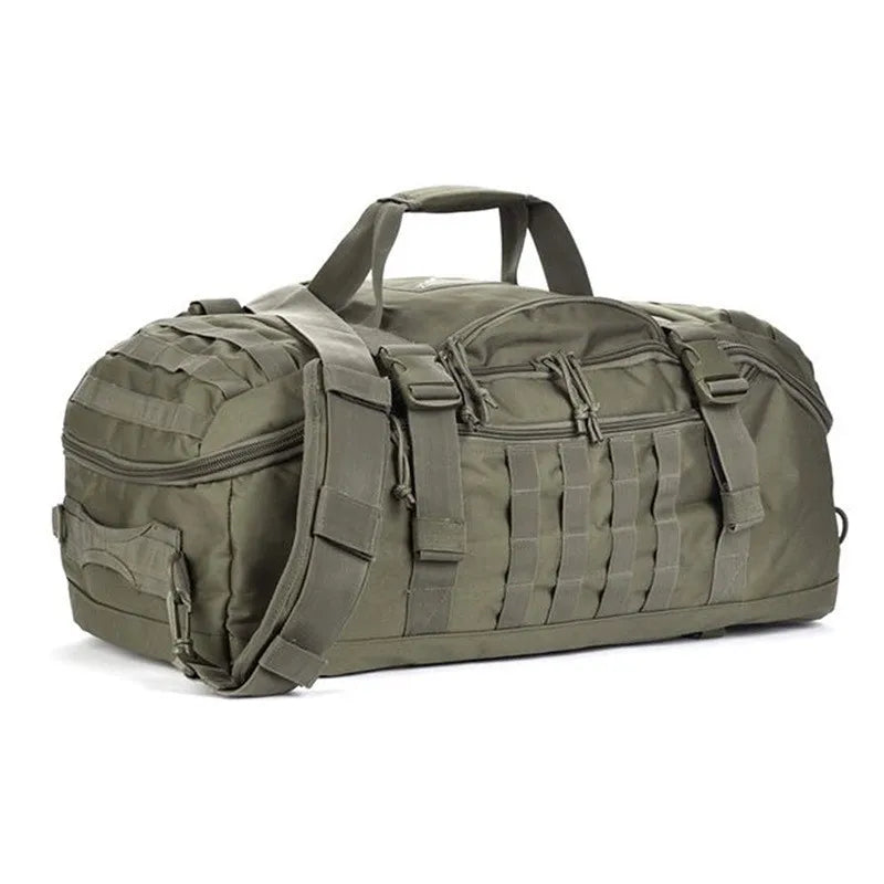 LQARMYCN 3 Way Duffle Bag Backpack Crossbody Travel