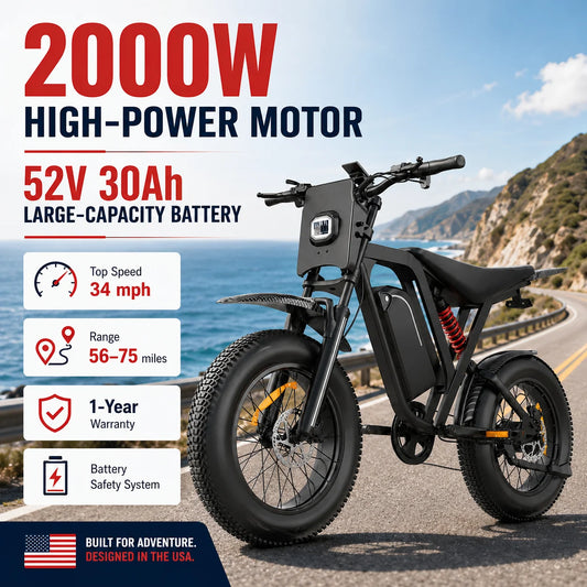 DEEPOWER R700 2500W Electric Dirt Bike 60V Lithium Battery