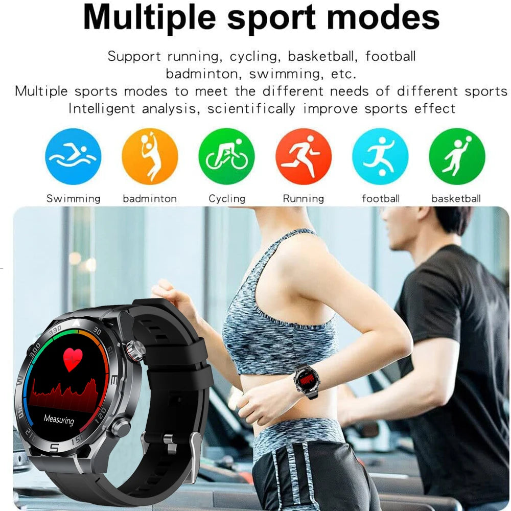 W&O X5 Pro Max Sports Smartwatch With NFC Health Monitor
