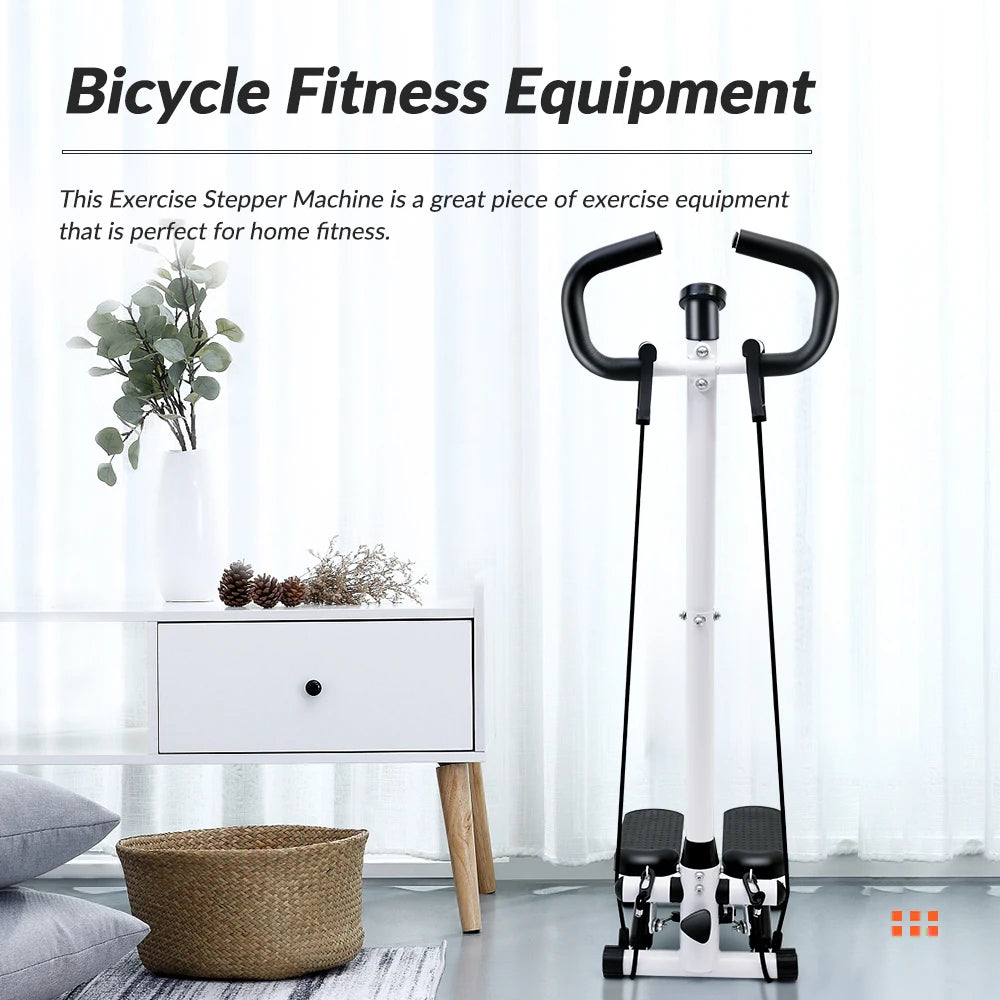 Exercise Stepper Machine With LCD Monitor And Resistance Bands