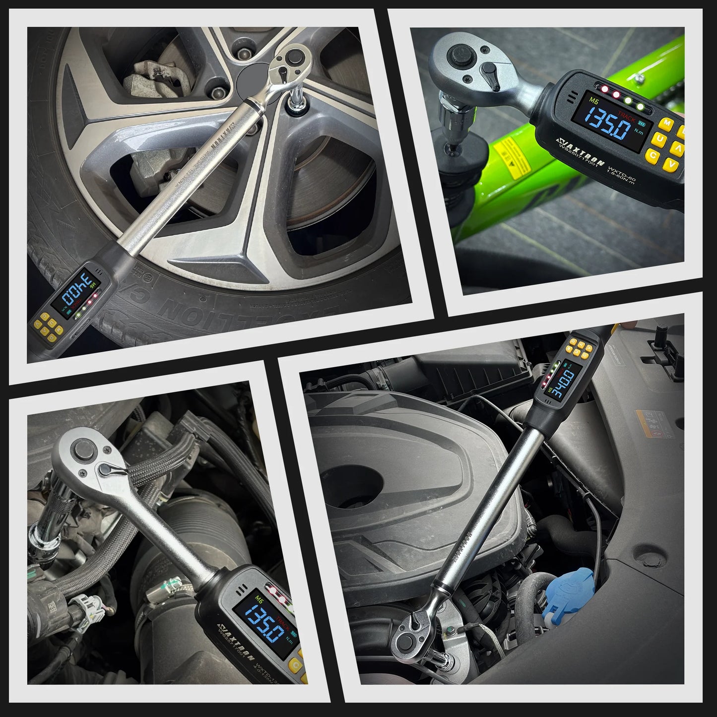 WAXTRON Digital Torque Wrench With Two Percent Accuracy For Automotive
