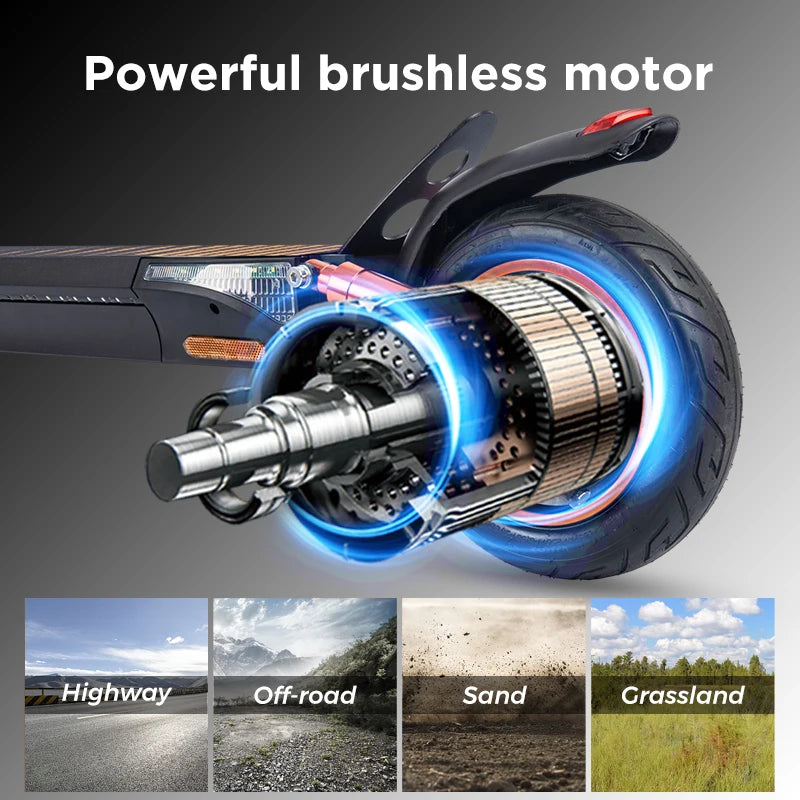 Wildstride T4PRO Electric Scooter 900W Peak Motor Foldable 48V