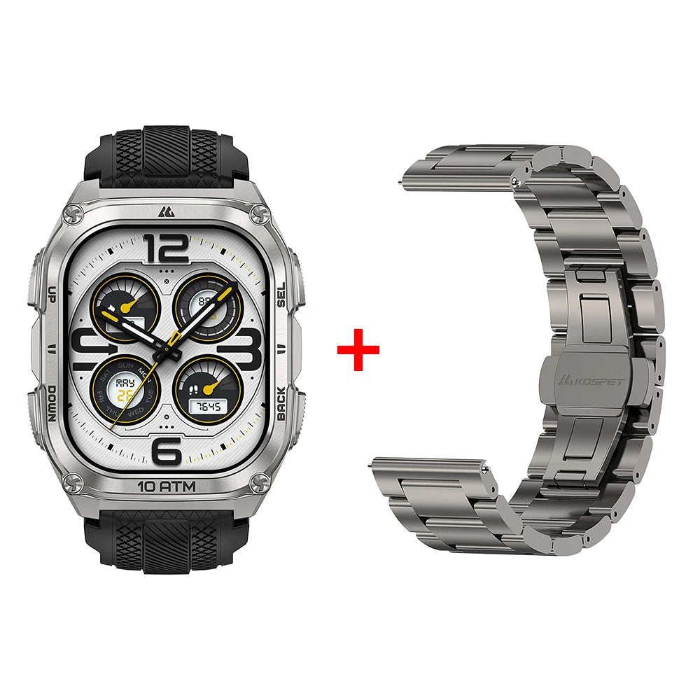 KOSPET Tank M4 Smartwatch With GPS 10ATM Waterproof