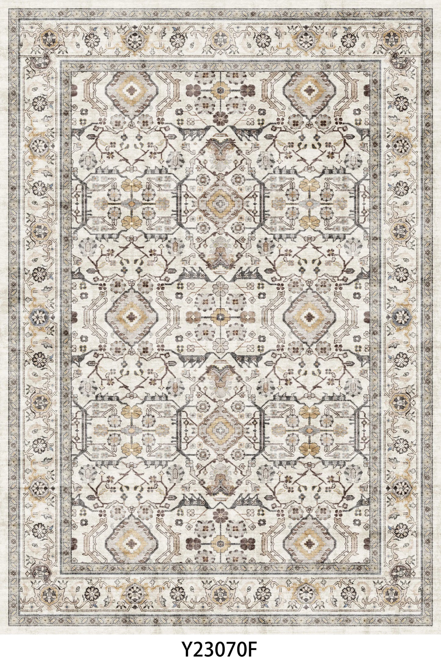 NONED Kilim Wool Silk Turkish Persian Rug Geometric Living Room