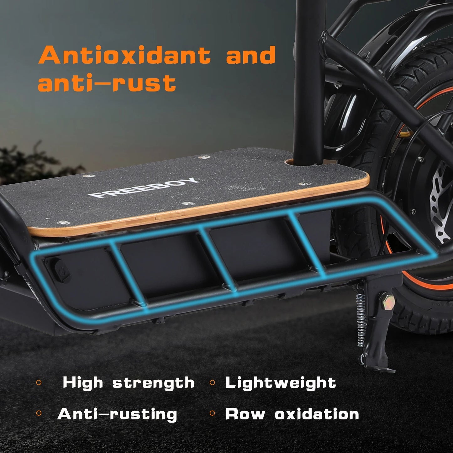 FreeBoy 750W 48V Electric Scooter for Adults Urban Commuter