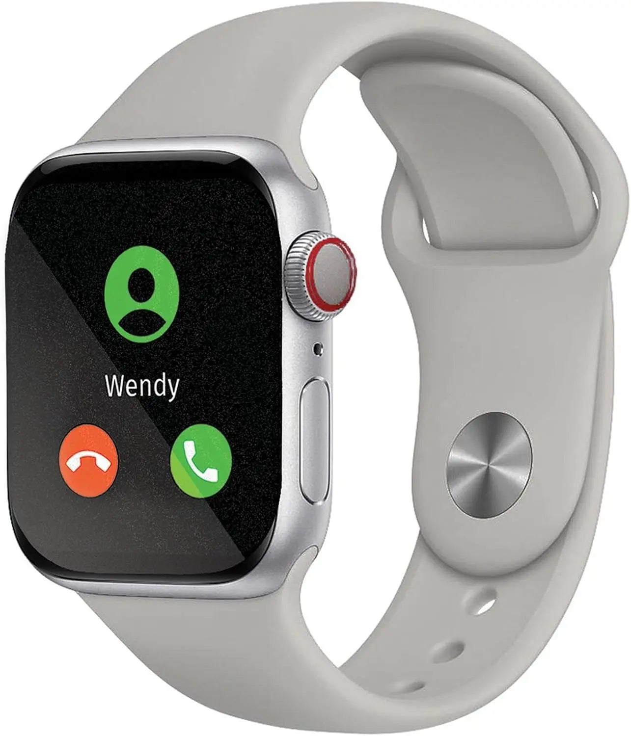 Hiwear Smartwatch With Case And Seven Bands Bluetooth Calling Fitness Tracker