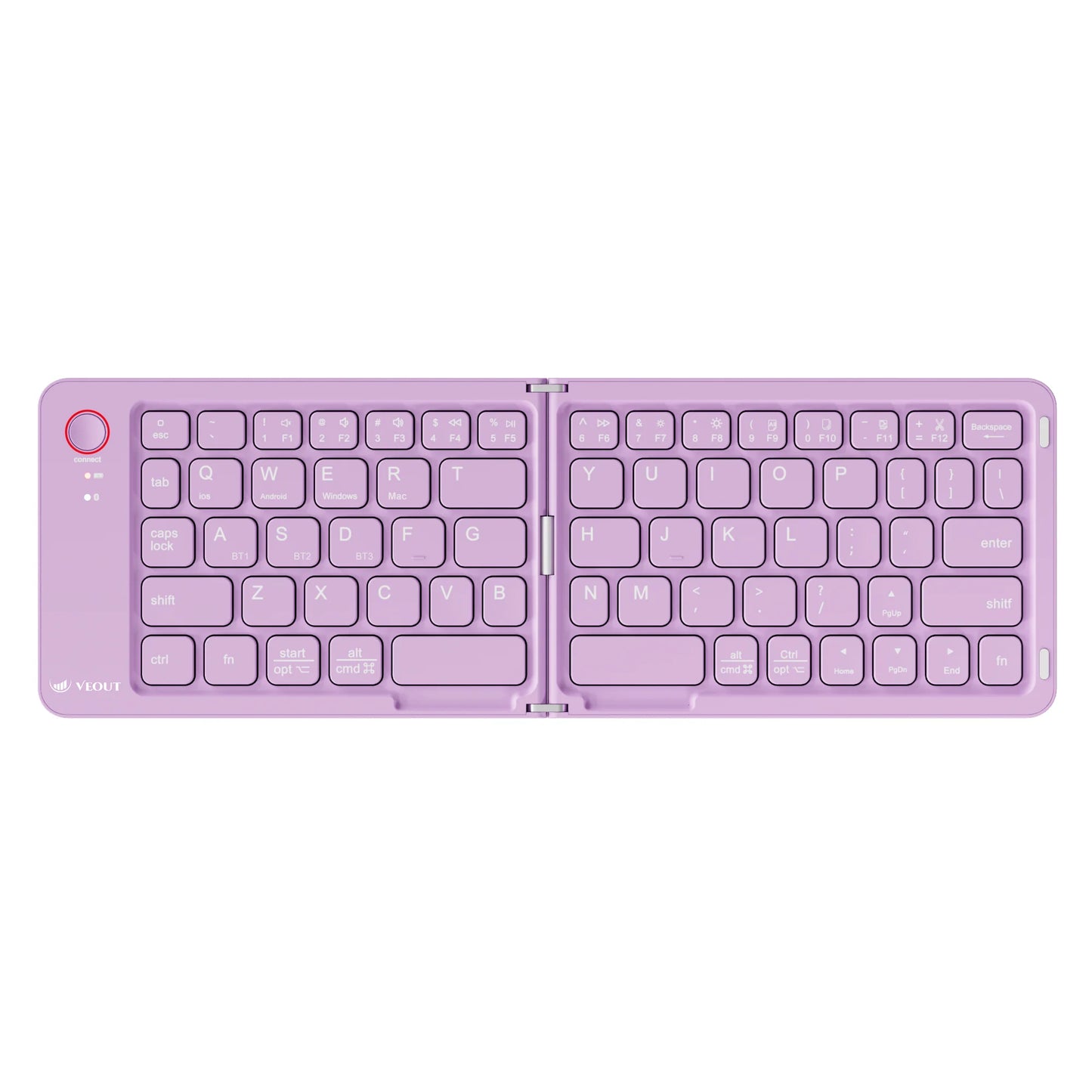 E4 Wireless Folding Keyboard For Mobile Devices With USB Interface