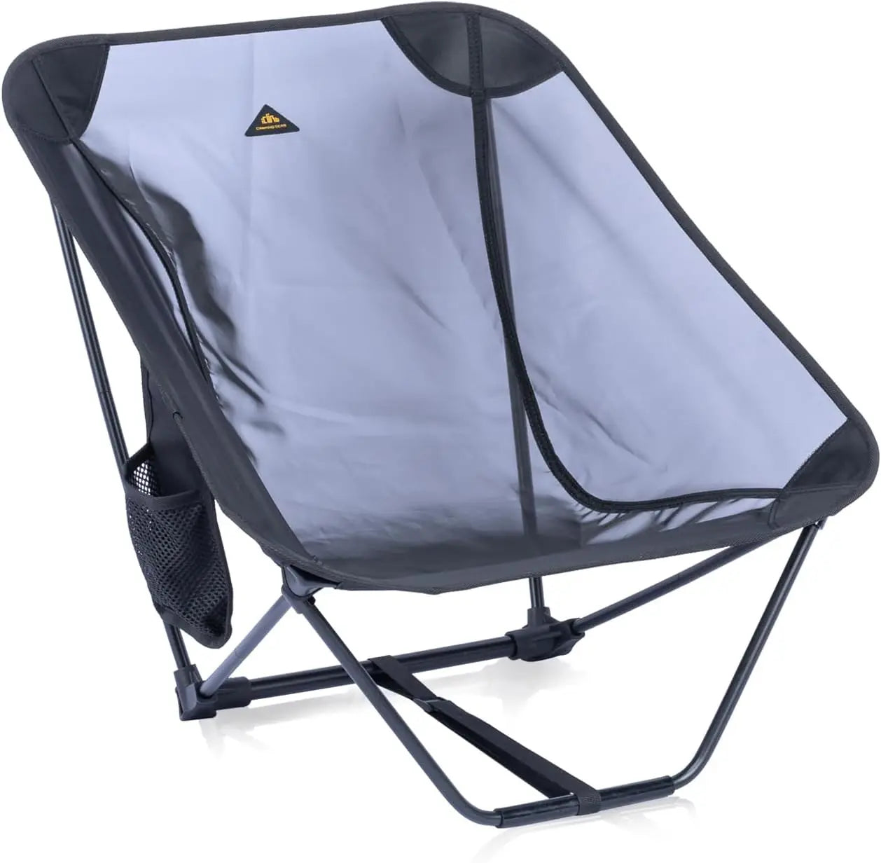 Ultralight Folding Camping Chair With Side Pocket And Carry Bag