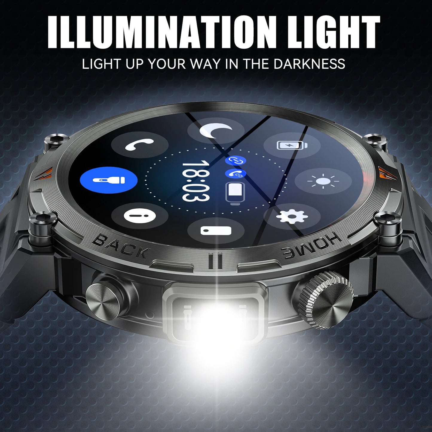 LaNikar KE3 Smart Watch Bluetooth Call for iOS and Android