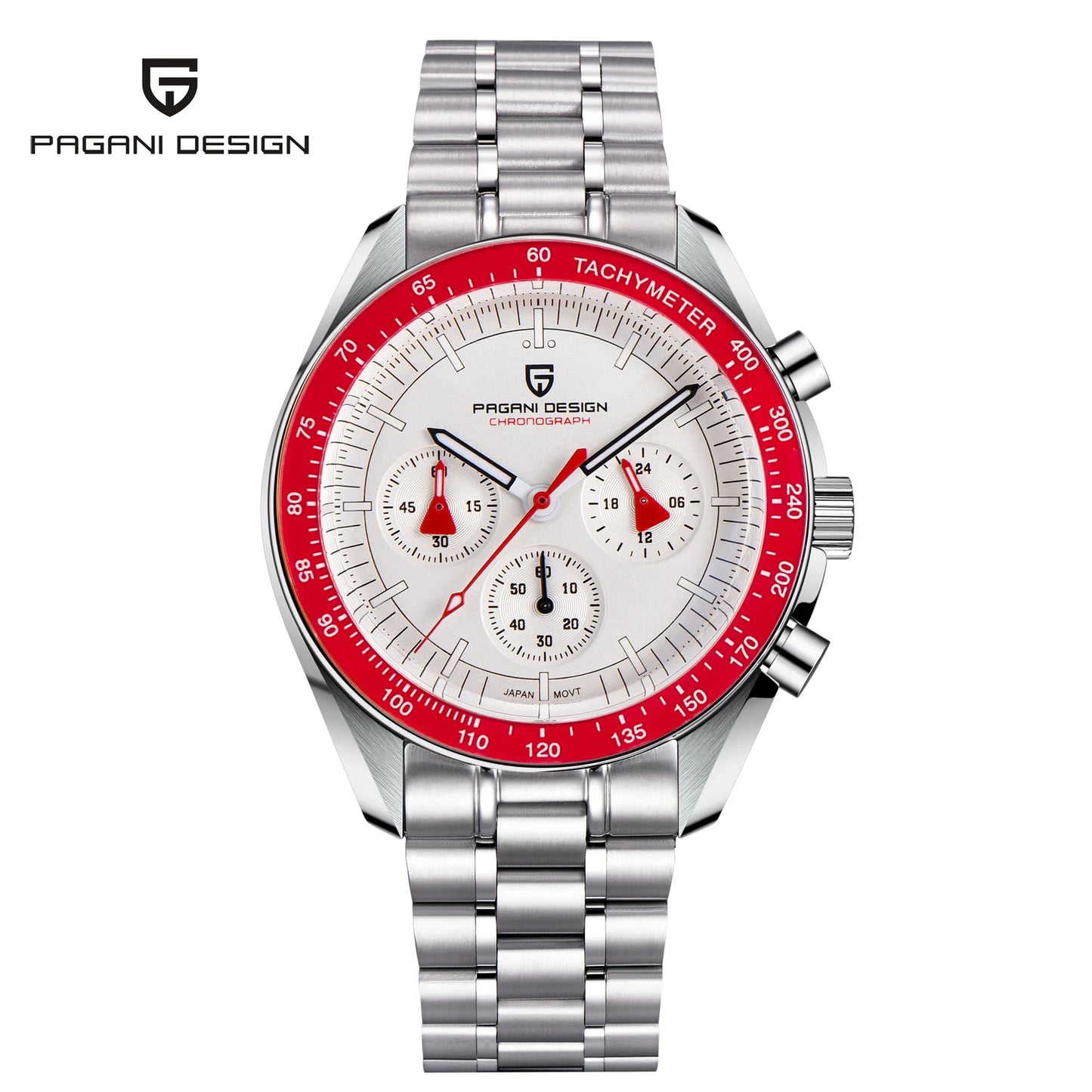 Pagani Design PD1701 Men's Sport Chronograph Quartz Watch 100M
