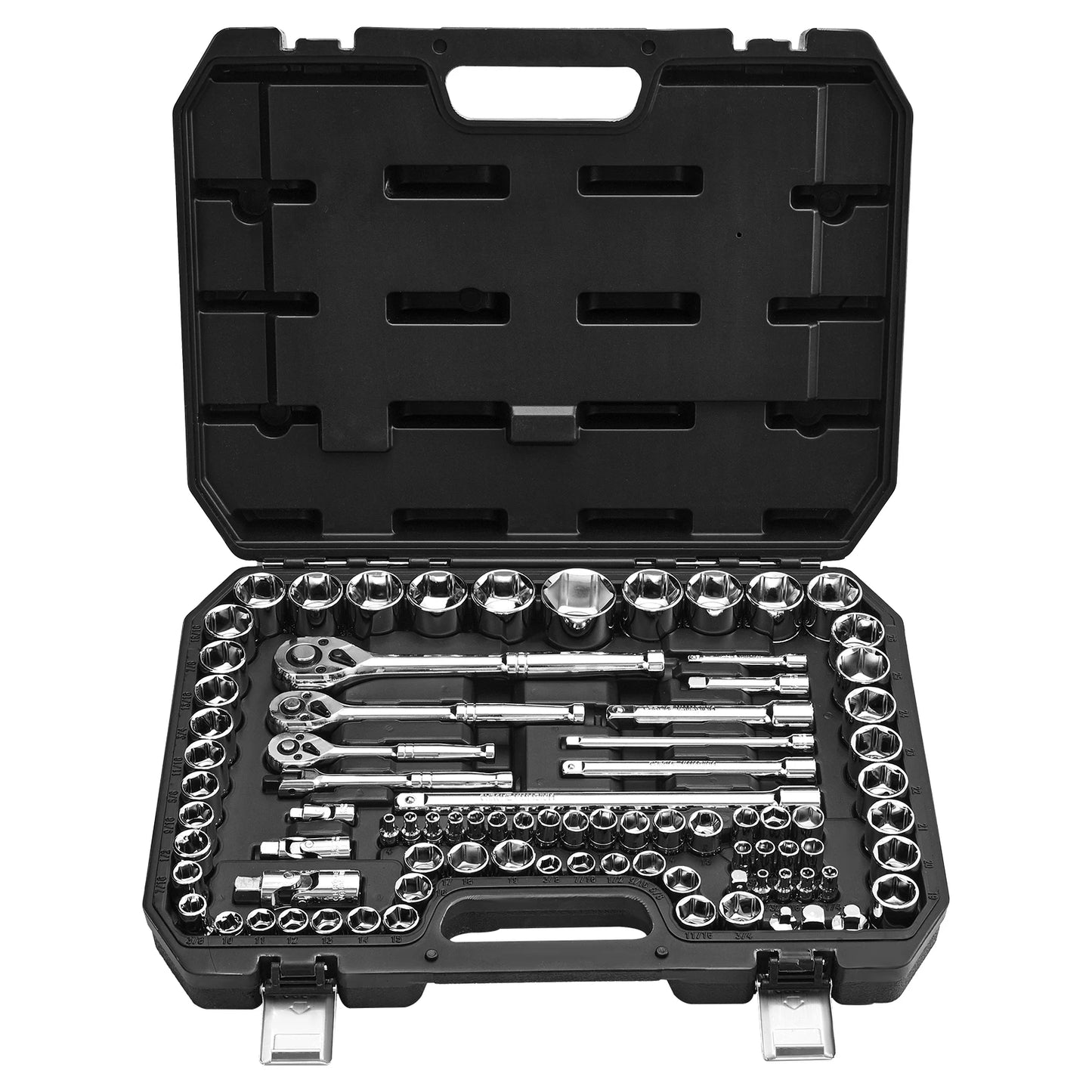 SucceBuy 86 Piece Socket Set With Ratchet Wrench For Mechanic