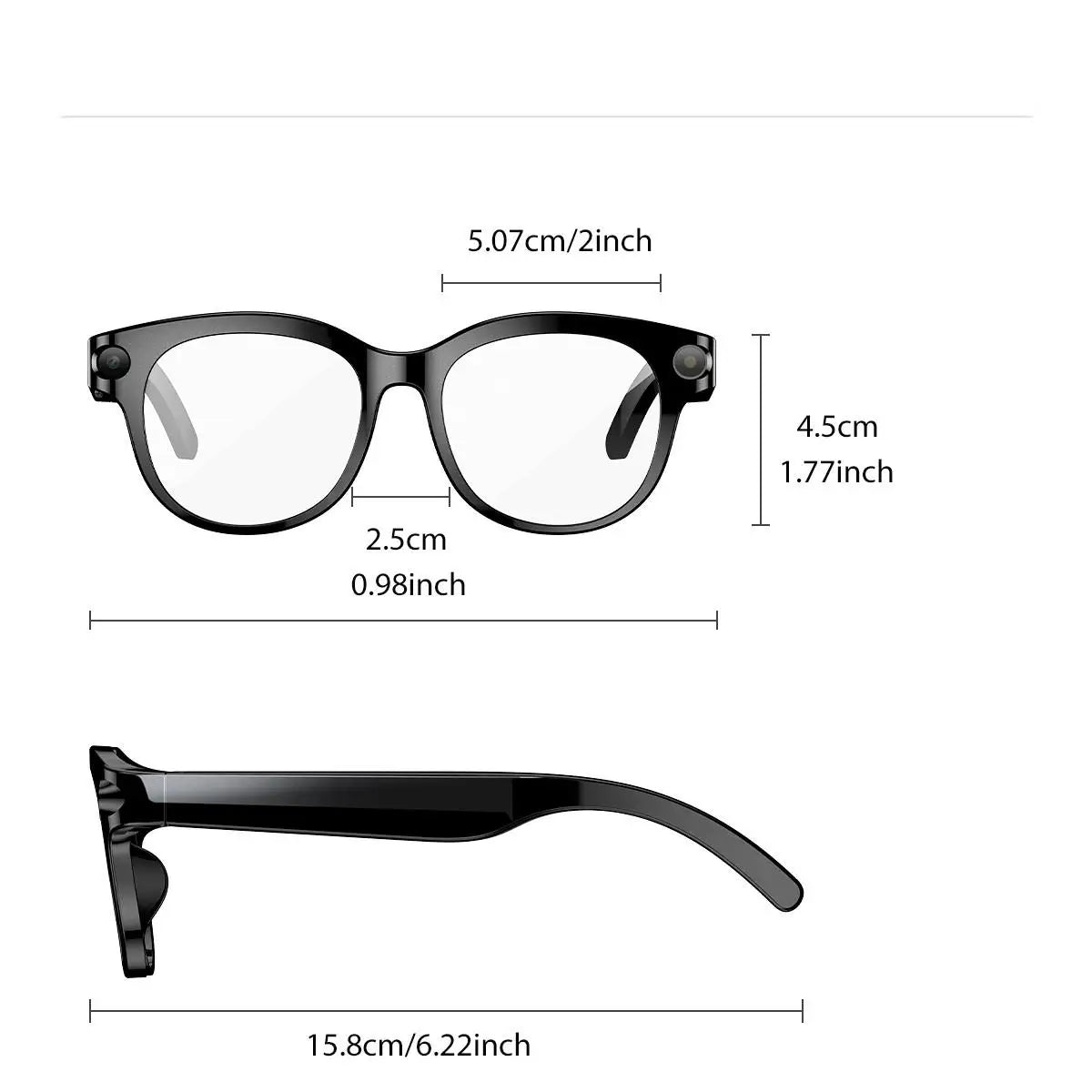 Senbono AI Smart Glasses With Camera, AI Voice Translation