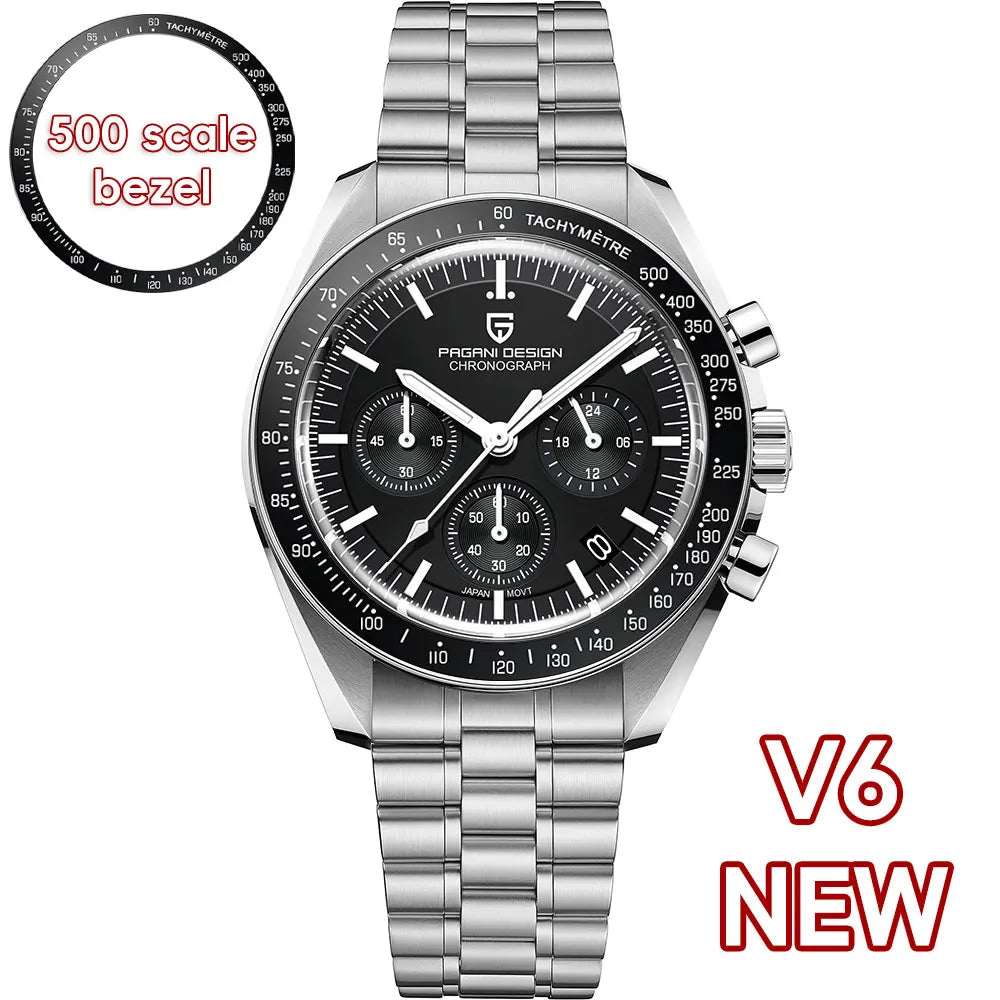 Pagani Design PD1701 Men's Sport Chronograph Quartz Watch 100M