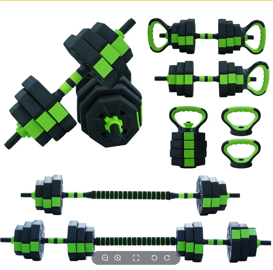 HiMISS 4-In-1 Kettlebell and Dumbbell Set for Home Gym