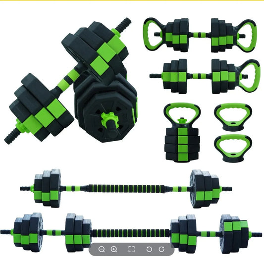 HiMISS 4-In-1 Kettlebell and Dumbbell Set for Home Gym