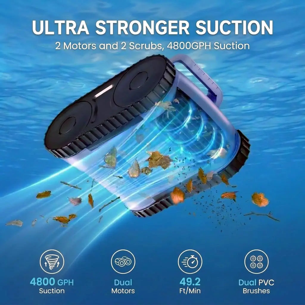 SAT20 Pro Robotic Pool Vacuum For Inground And Above Ground
