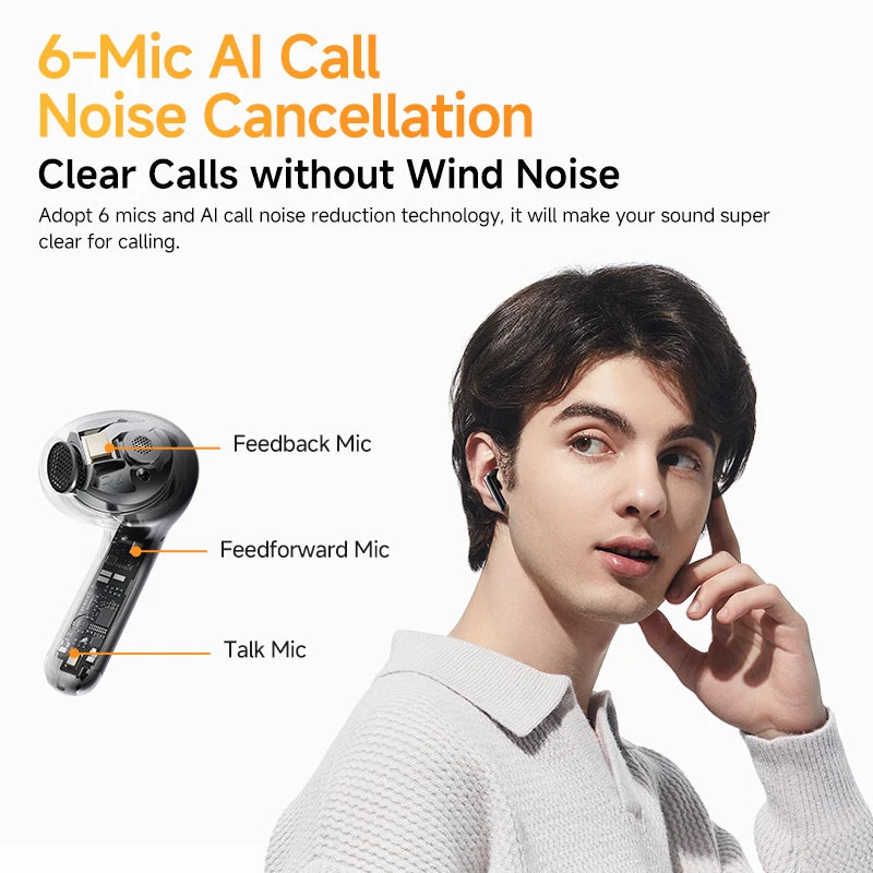 QCY AilyBuds ProPlus ANC Wireless Earbuds LDAC Bluetooth 5.3