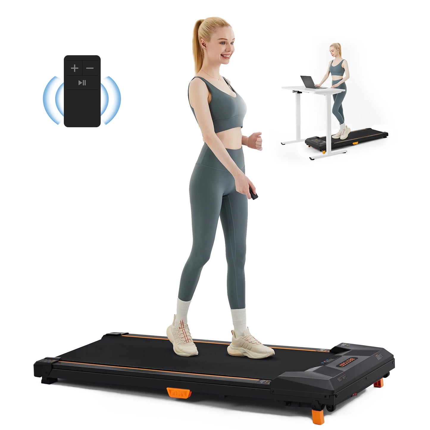 Under Desk Treadmill With Incline For Home Use Quiet