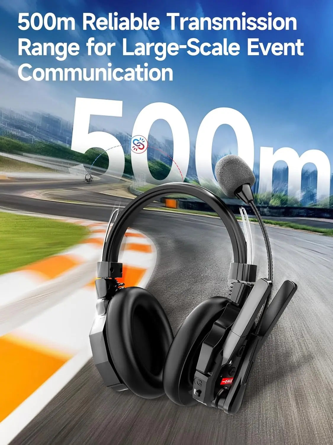 SYNCO XTALK XMAX Wireless Intercom Headset for Event Production