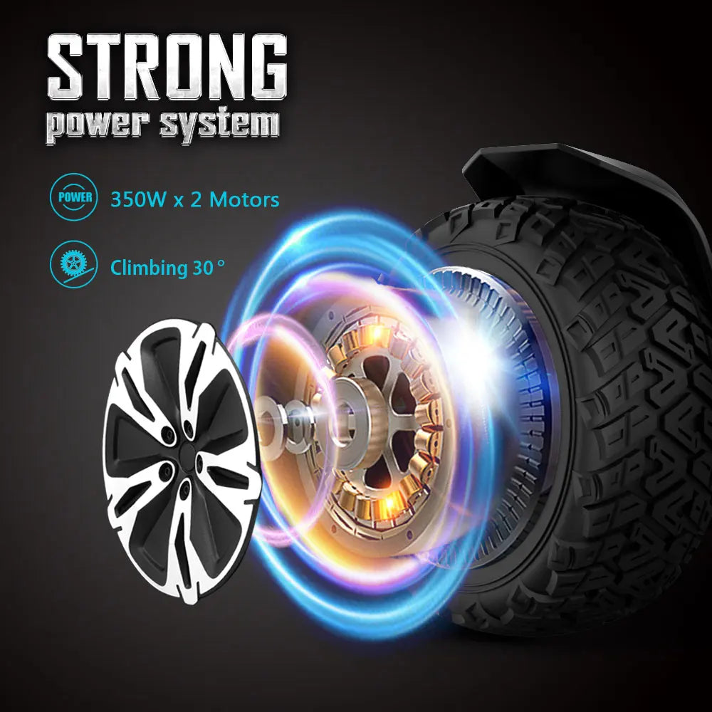 Warrior Off-Road Self-Balancing Scooter With Music Speaker LED