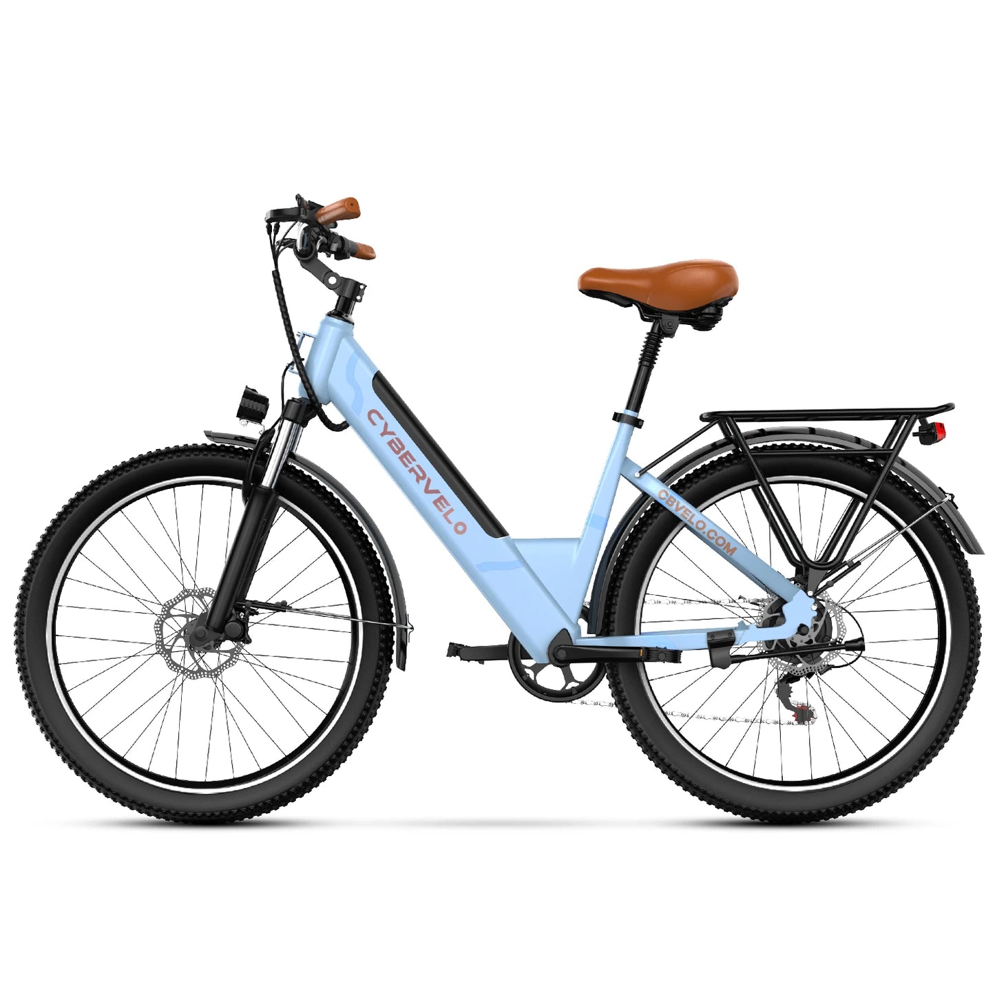 CYBERVELO EK2 Urban Commute Ebike 48V 1000W Peak Motor
