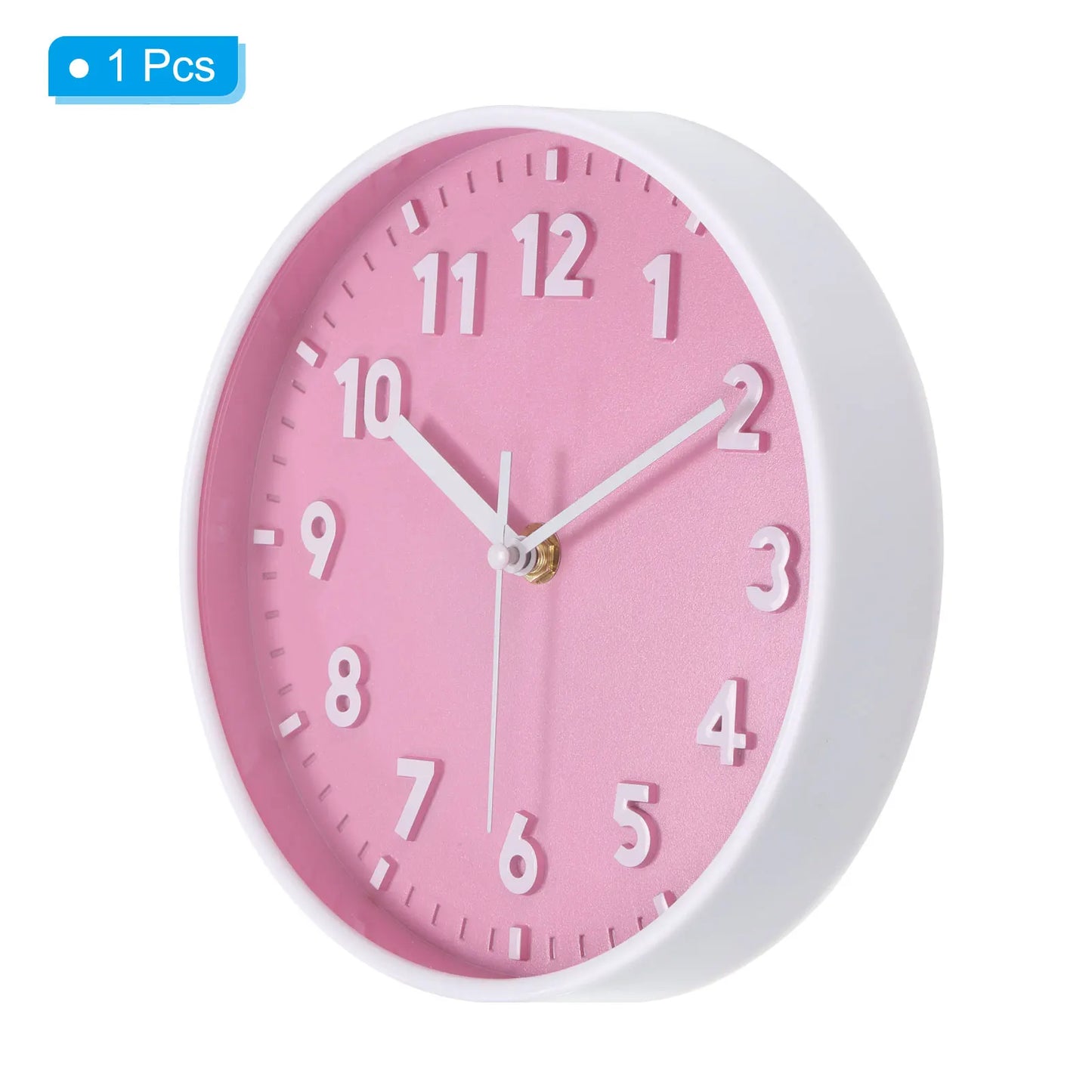 UXCELL Wall Clock Quartz Battery Operated Silent Non-Ticking