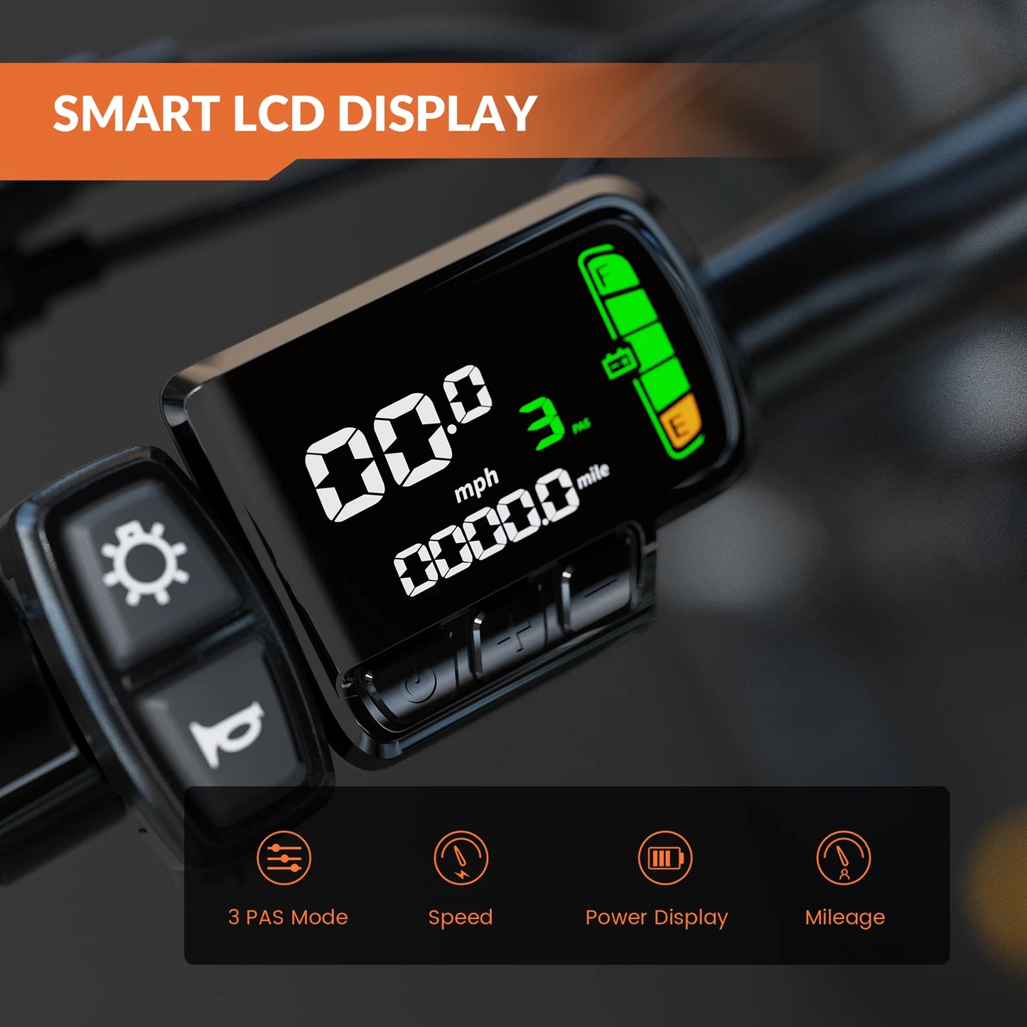5TH WHEEL AB17 Electric Bike With Front Suspension