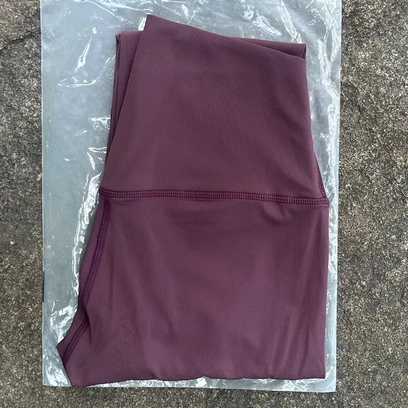 Women High Waist Yoga Leggings Breathable Nylon Tights