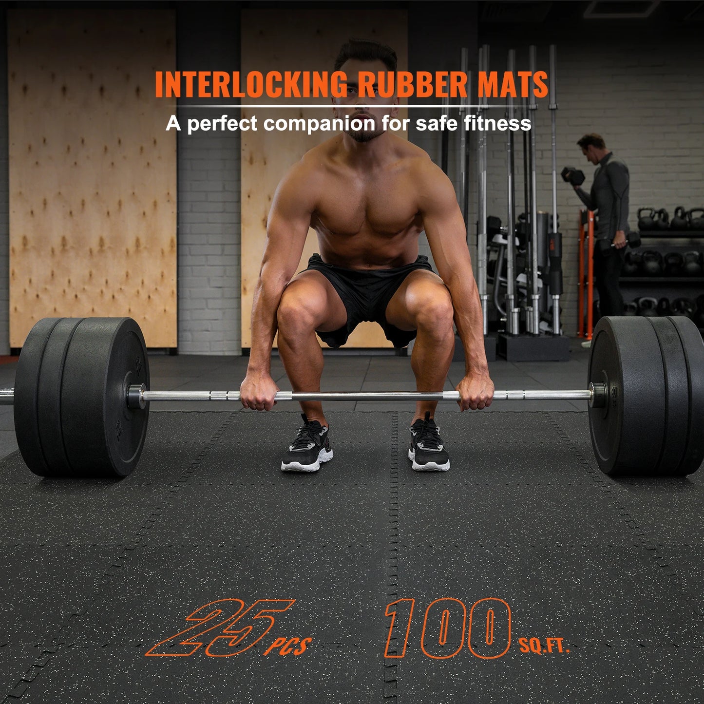 SucceBuy Interlocking Gym Floor Mats EVA Foam Rubber