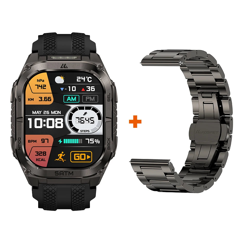 Kospet Tank M4C Rugged GPS Smartwatch