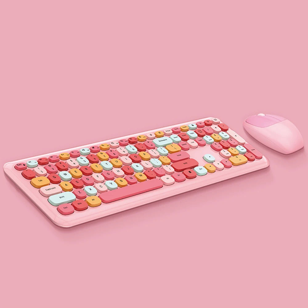 Arealer Wireless Keyboard And Mouse Combo 2.4GHz 110 Keys