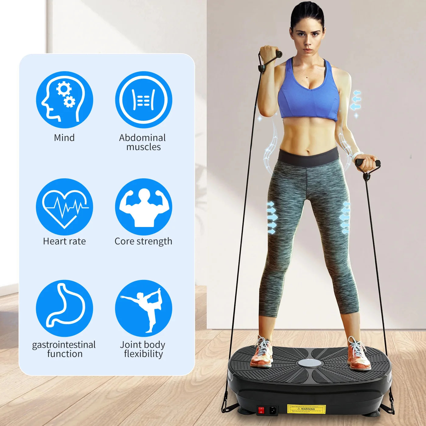 Vibration Plate Exercise Machine For Whole Body Workout And Firming