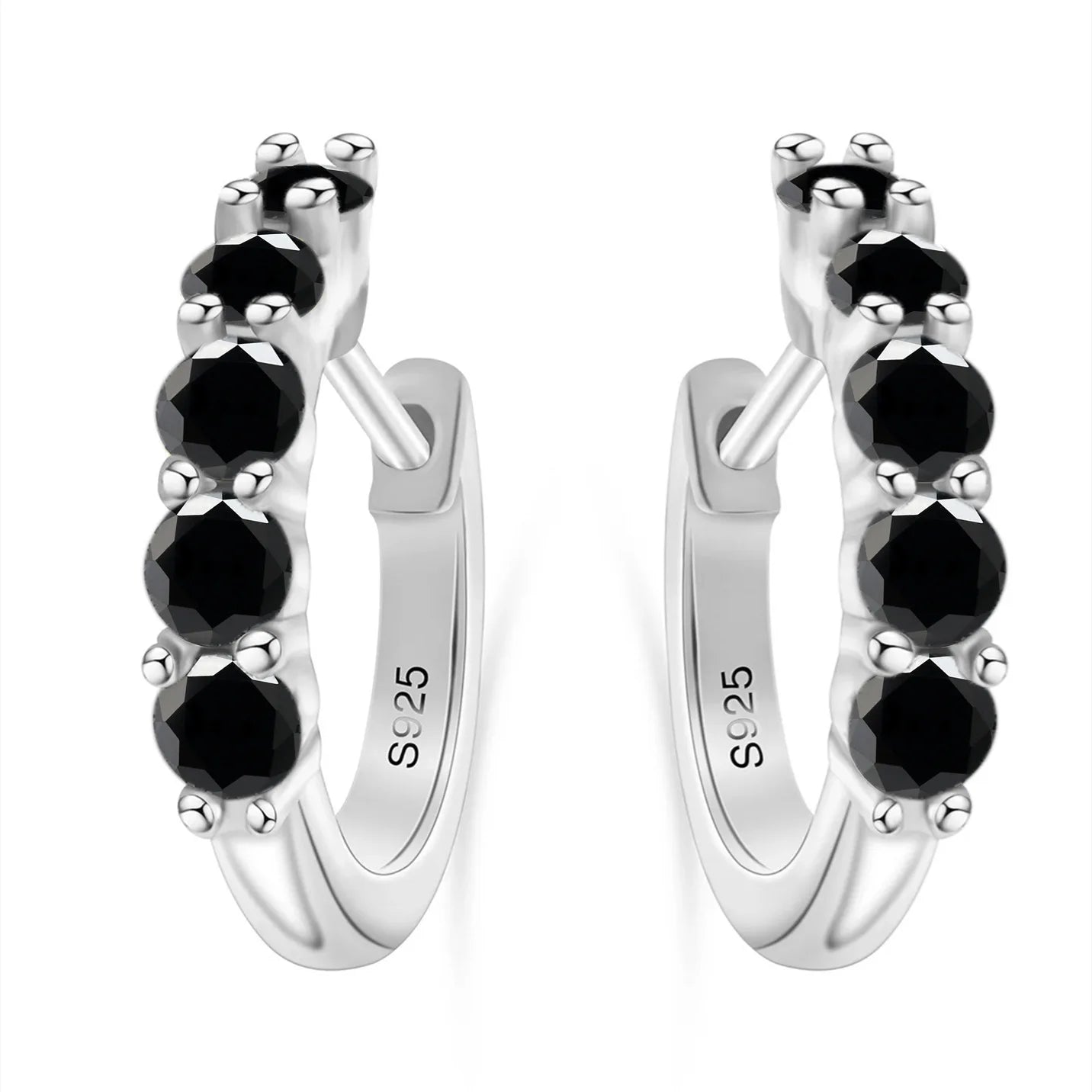 Sterling Silver Moissanite Stud Earrings Gift For Women