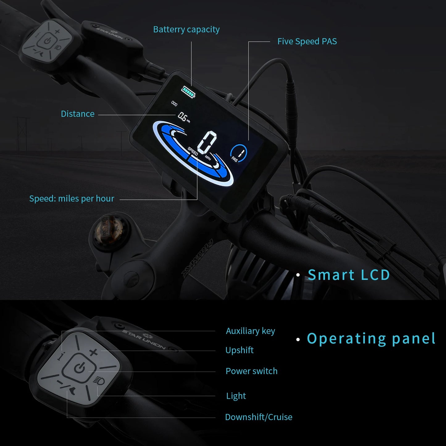 Xtion 750W Electric Mountain Bike Class 3 E Bike