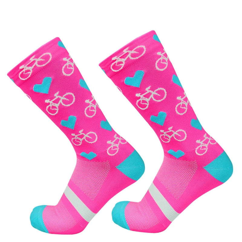 NONECN Compression Cycling Socks Unisex For Road Bike And Running