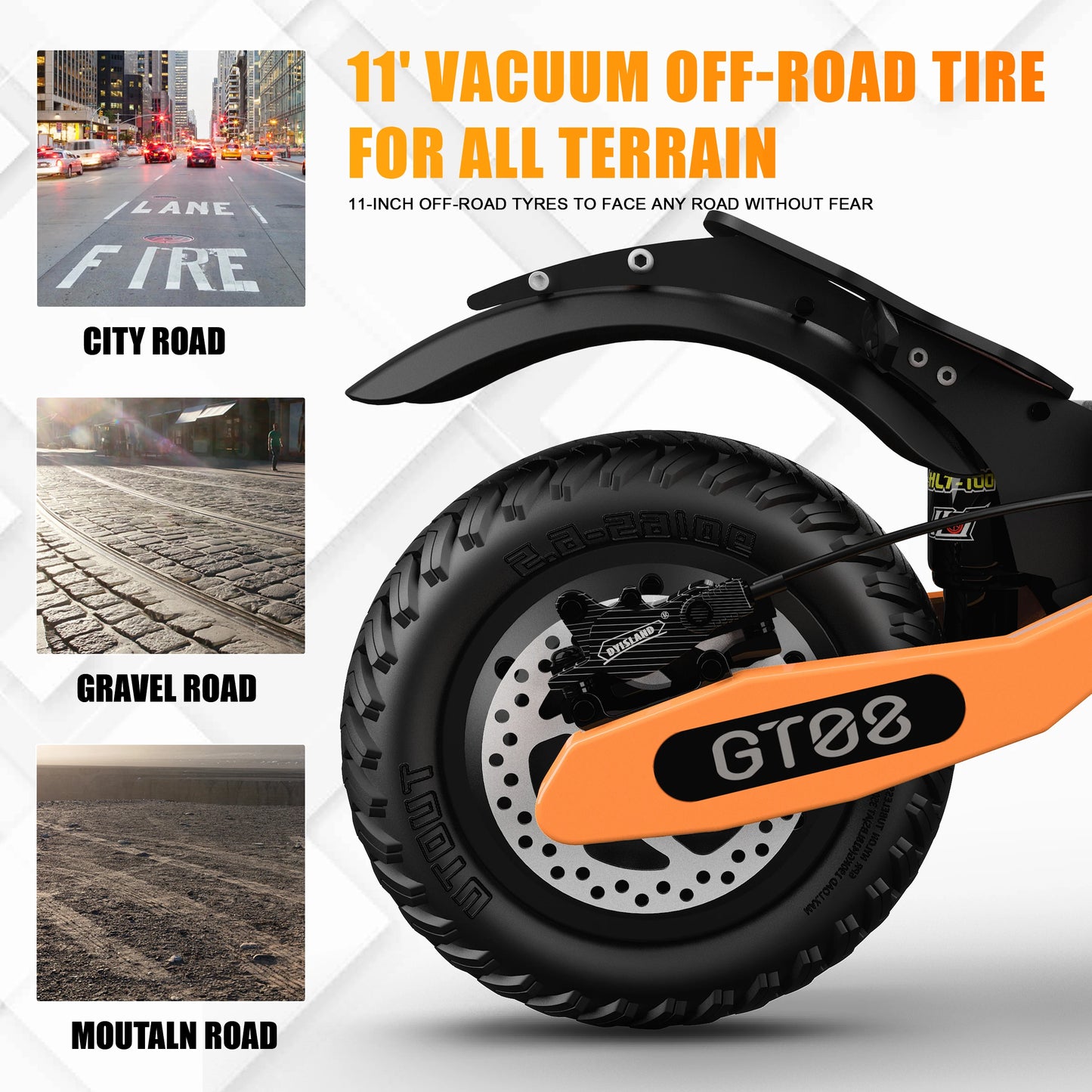 Arwibon 5600W Dual Motor Electric Scooter Folding Off-Road 46MPH