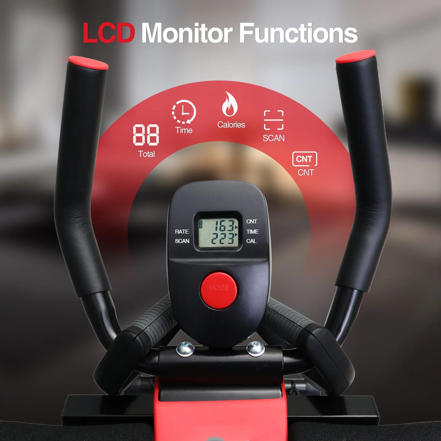 Foldable Abdominal Trainer With Dual Track Core Workout Machine