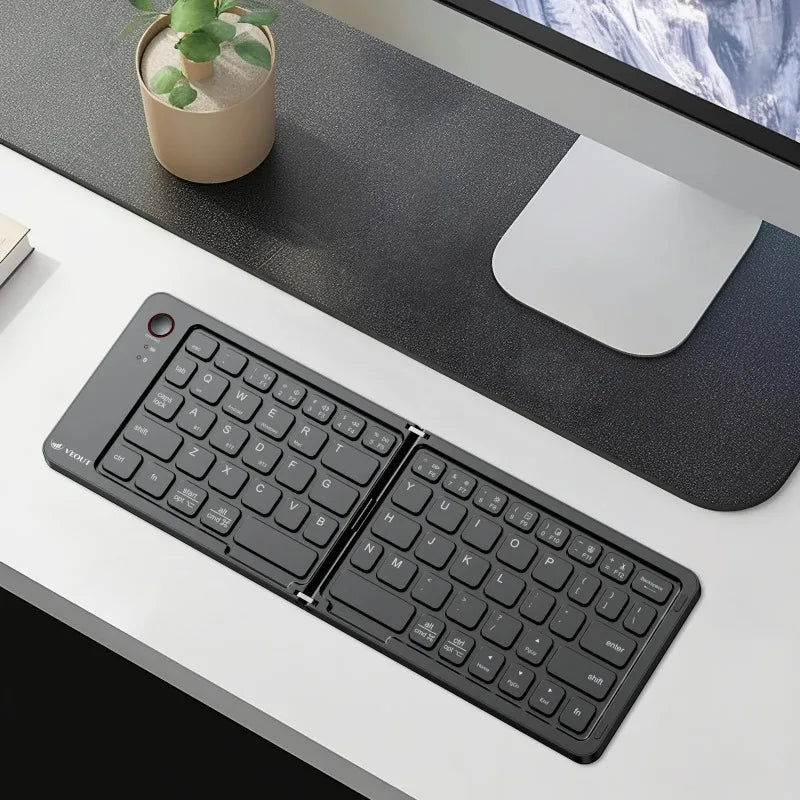 E4 Wireless Folding Keyboard For Mobile Devices With USB Interface