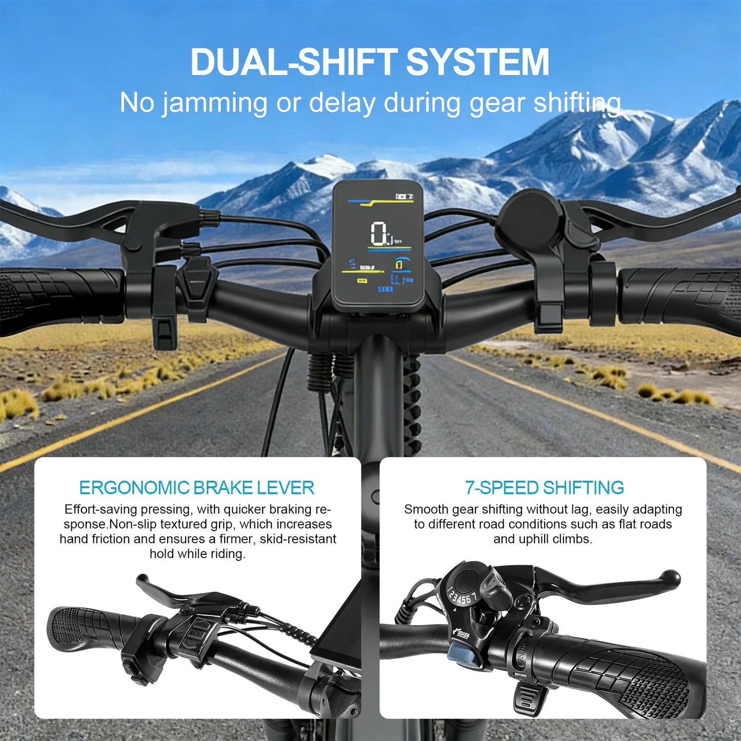 Toofly Electric Mountain Bike 500W With Removable 48V Battery