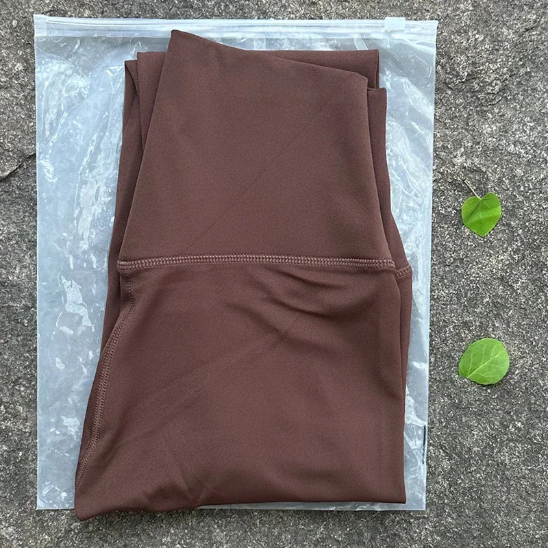 Women High Waist Yoga Leggings Breathable Nylon Tights
