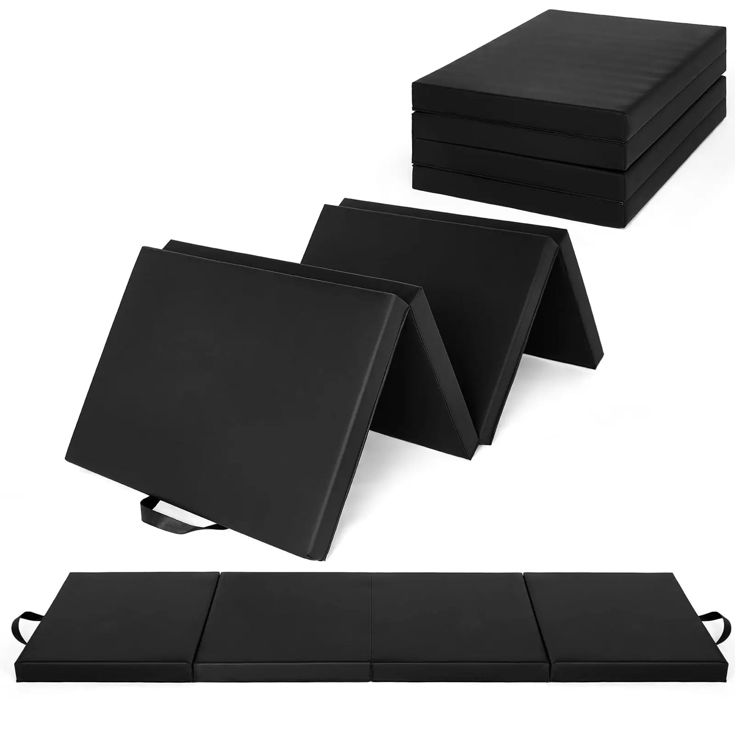 HiMISS Gymnastics Mat 4 To 5 Fold Thick Portable Pad