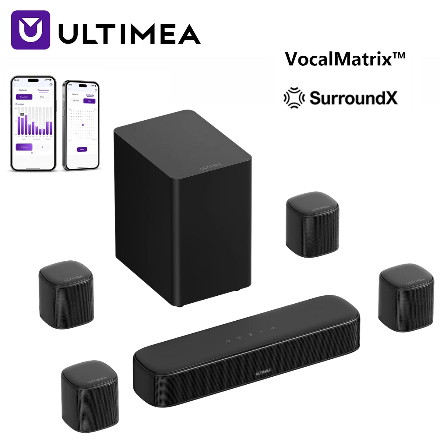 ULTIMEA Aura S4T 7.1 Channel Surround Soundbar With Subwoofer