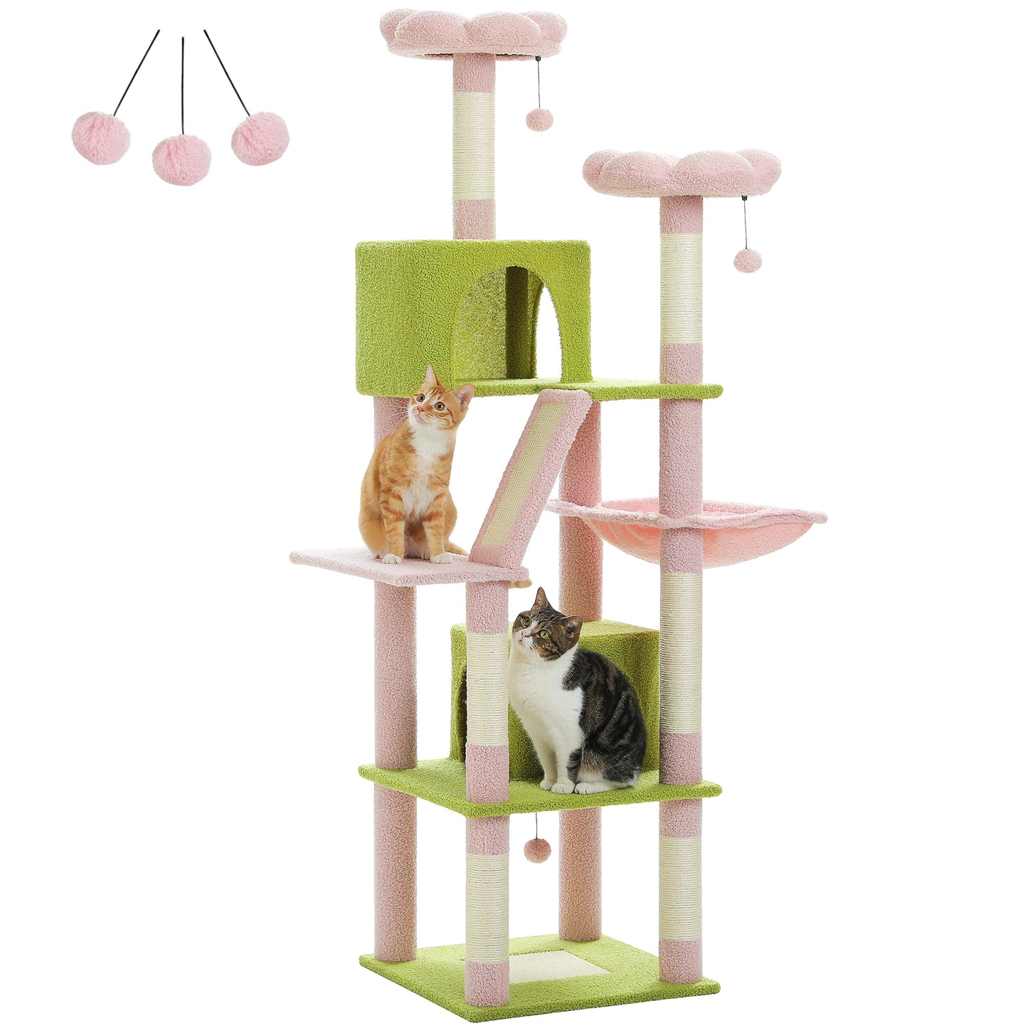 PAWZ Road Cat Tree Tower For Indoor Cats Multi Level