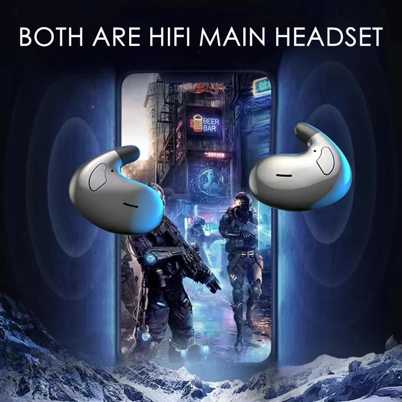 SHUKE Ultra Thin Sleep Headphones Bluetooth Earbuds