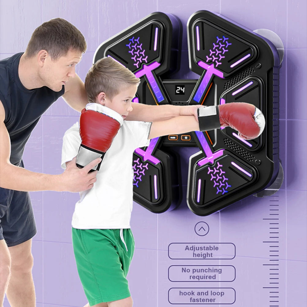 Smart Music Boxing Wall Target Trainer For Home Fitness