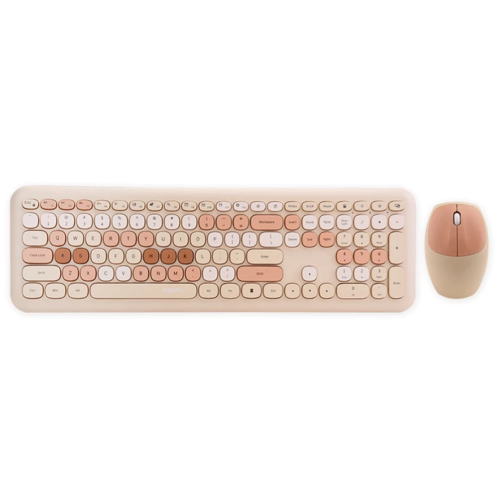 Arealer Wireless Keyboard And Mouse Combo 2.4GHz 110 Keys