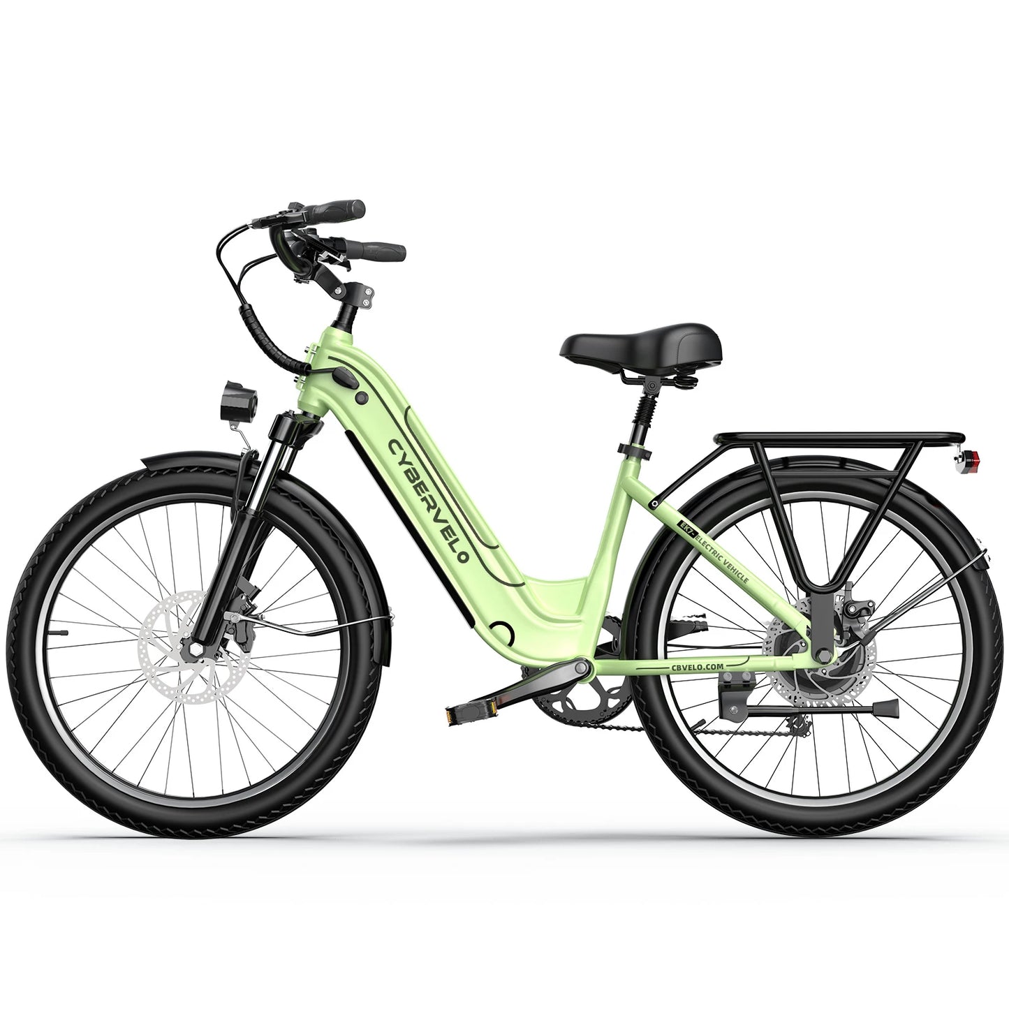 Cybervelo EK7 Electric Bike 1000W Peak Motor Detachable Battery