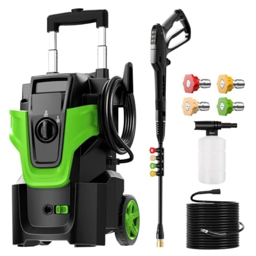 5000 PSI Electric Pressure Washer For Car And Home With Metal Housing